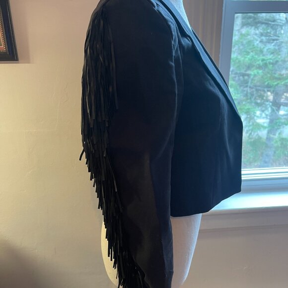 Custom Fringe Jacket with Rose (XS) - Picture 3 of 3